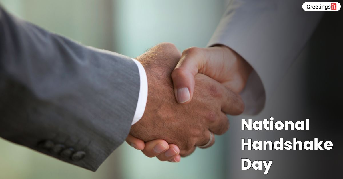 National Handshake Day messages wishes