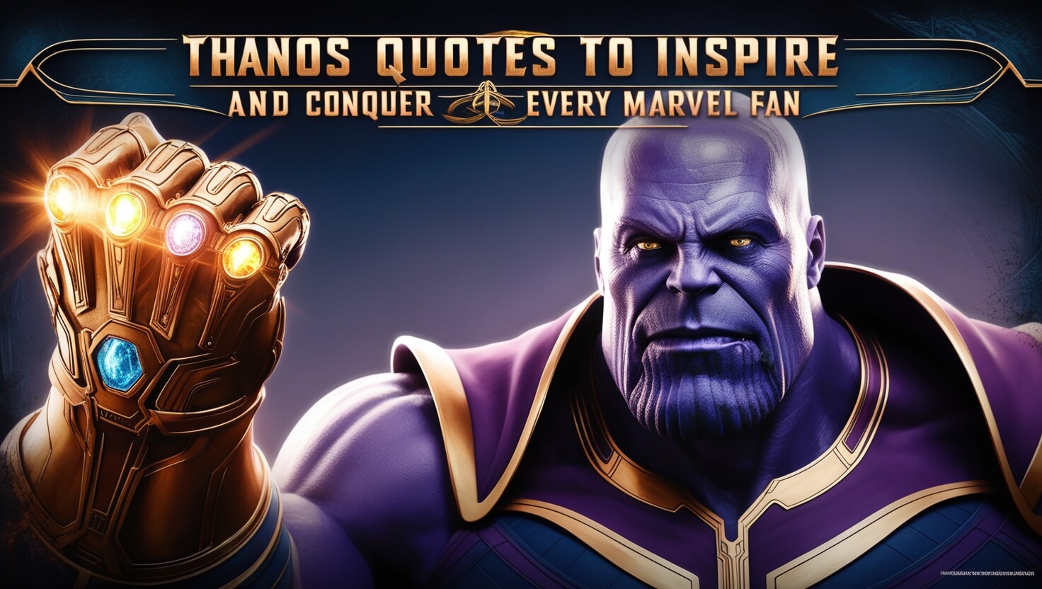 Thanos Quotes to Inspire and Conquer Every Marvel Fan